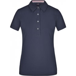 James & Nicholson JN 969 button-down COT-020969m3901 Navy/červeno-navy-bílá