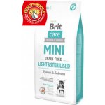 Brit Care Mini Grain-free Light & Sterilised Rabbit & Salmon 2 x 7 kg – Zboží Mobilmania