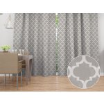 Biante Bavlněný závěs Sandra SA-188 Šedé Maroko 150x150 cm – Hledejceny.cz