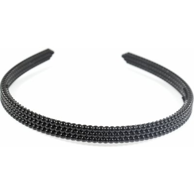 Čelenka s imitací černých perliček – Zboží Dáma