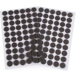 Suchý zip háček + plyš samolepicí,kolečko průměr 15mm, balení 60 párů, tm.šedá – Hledejceny.cz