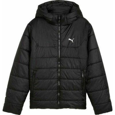 Puma Essentials Hooded Padded Jacket černá – Zboží Dáma