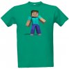 Pánské Tričko Tričko s potiskem Minecraft pánské emerald