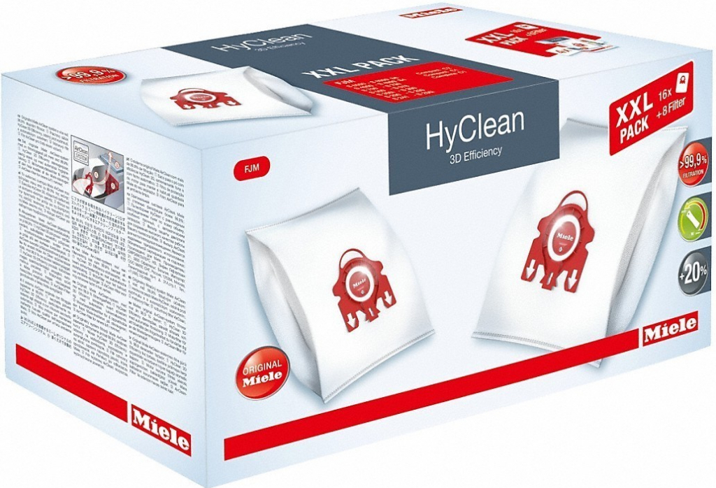 Miele FJM HyClean 3D Efficiency XXL sáčky a filtry 16 + 8 ks