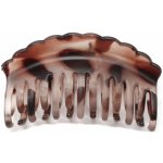 Skřipec na vlasy s obloučkovým okrajem Barva: hnědá – Zboží Dáma