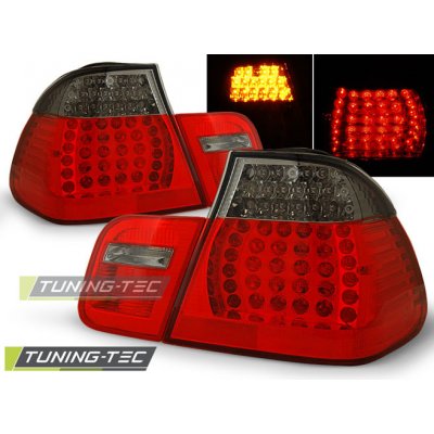 Tuning-Tec Zadní čirá LED světla BMW 3 E46 (2001 - 2005) - červené kouřové – Hledejceny.cz