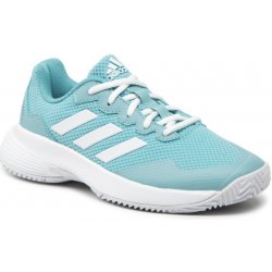 adidas GameCourt 2 W GW6262 Aqua / Bílá / Tmavě růžová