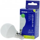 Tesla LED žárovka mini BULB/ E14/ 3W/ 230V/ 250lm/ 3000K/ teplá bílá