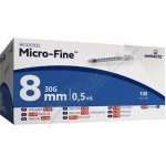 BD Inzulin.stříkačky 0,5 ml 30 G x 8 mm U -100 100 ks – Zboží Dáma