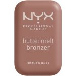NYX Professional Makeup Buttermelt Bronzer vysoce pigmentovaný a dlouhotrvající bronzer 02 All Buttad Up 5 g – Zboží Dáma