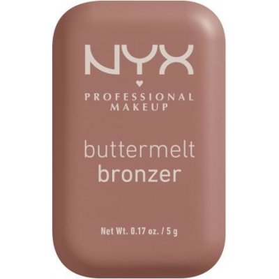 NYX Professional Makeup Buttermelt Bronzer vysoce pigmentovaný a dlouhotrvající bronzer 02 All Buttad Up 5 g – Zboží Dáma