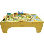 4iQ Dřevěný vláček Vláčkodráha BARTEK 80 ks hrací stůl – Sleviste.cz