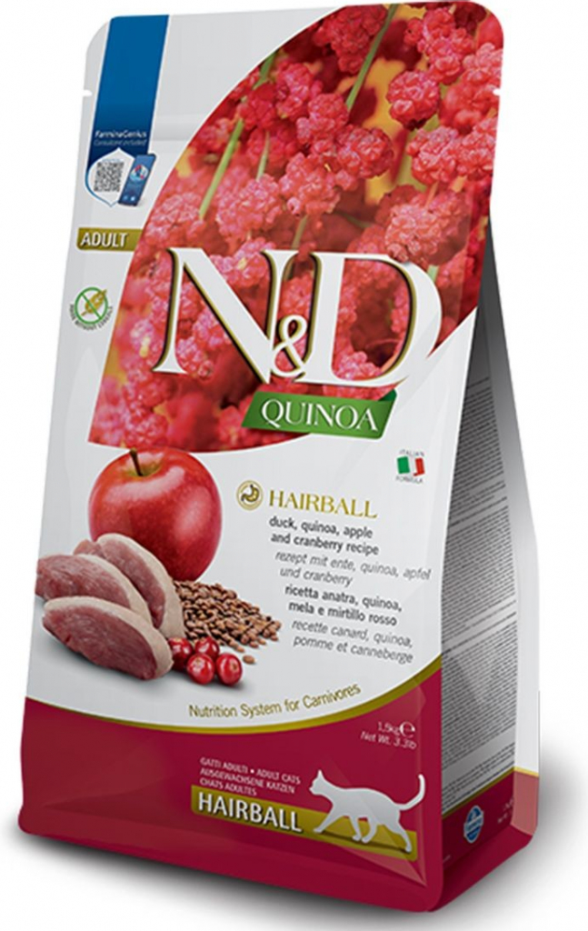 N&D Cat Quinoa Skin & Coat Quail 1,5 kg