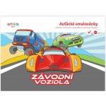 Auťácké omalovánky Závodní auta – Zboží Mobilmania