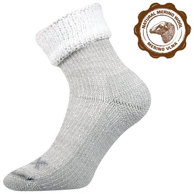 Voxx Quanta dámské froté ponožky bílá – Zboží Mobilmania