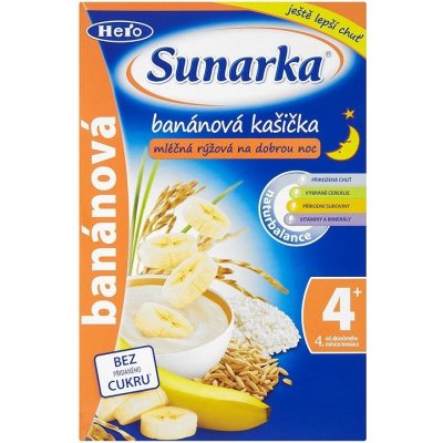 Sunárek Mléčná kaše banánová dobrou noc 225 g – Zbozi.Blesk.cz