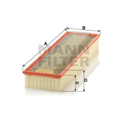 MANN FILTER Vzduchový filtr C 60 345 – Hledejceny.cz