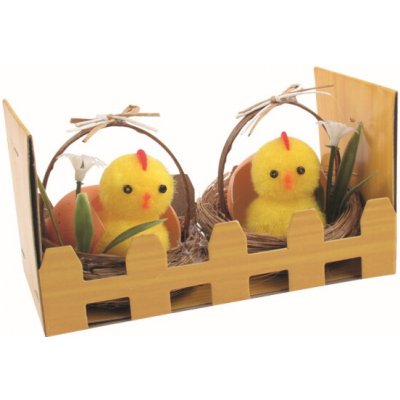 Kuřátka se skořápkou v košíku 5 x 5,5 x 5 cm, 2 ks – Hledejceny.cz