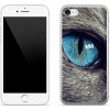 Pouzdro a kryt na mobilní telefon Apple Pouzdro mmCase gelové iPhone 7 - modré kočičí oko