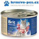 Brit Premium by Nature Cat Chicken with Beef 0,2 kg