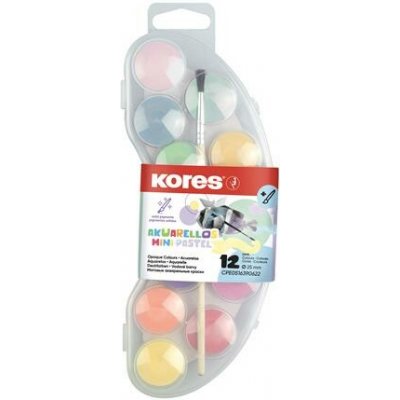 Kores Akuarellos mini vodové barvy 12 ks 25 mm – Hledejceny.cz