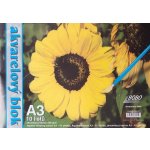 BOBO Akvarelový papír A3 10 listů lepený blok – Zboží Mobilmania