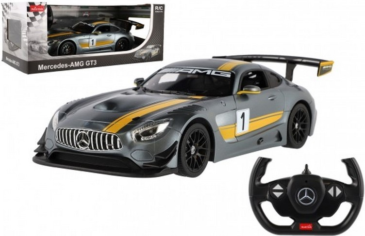 Rastar RC Auto Mercedes AMG GT3 2,4 GHz RTR Stříbrná 1:14