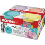 KORES Modelovací hmota MAGIC CLAY PASTEL set 4 barvy á 40g – Zboží Mobilmania