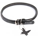 CoLLaR Obojek kožený Glamour ROUND – Zboží Dáma