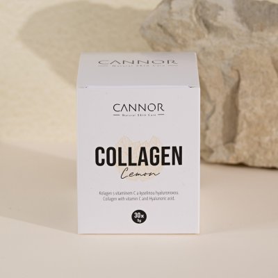 Cannor Kolagen s kyselinou hyaluronovou Citron 30 sáčků – Hledejceny.cz
