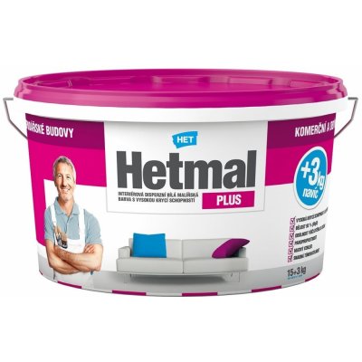 Het Hetmal Plus malířská barva, 40 kg – Zboží Mobilmania