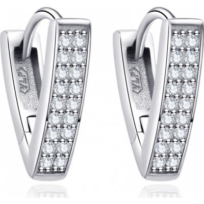 Nubis stříbrné náušnice se zirkony NB-3951 – Zboží Dáma