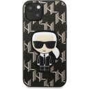 Pouzdro Karl Lagerfeld Monogram Ikonik iPhone 13 mini černé