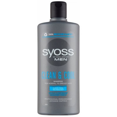 Syoss Men Clean and Cool šampon 440 ml – Hledejceny.cz