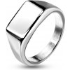 Prsteny Steel Edge Pečetní prsten z chirurgické oceli 7685ST