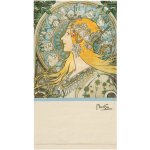 Notes Alfons Mucha Zodiak, tečkovaný 13 × 21 cm – Zboží Živě