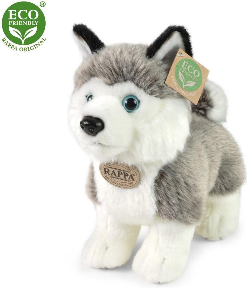 Eco-Friendly pes husky stojící 23 cm