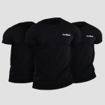 GymBeam Men‘s Basic T-Shirt 3Pack Black černá 3pack – Zboží Dáma