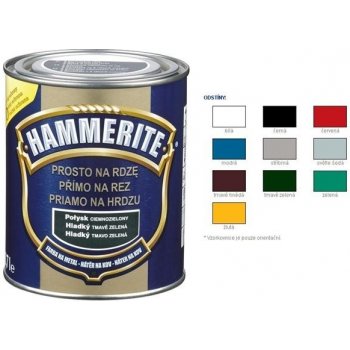 Akzo Nobel Hammerite přímo na rez, 0,70l, hladký světle šedý