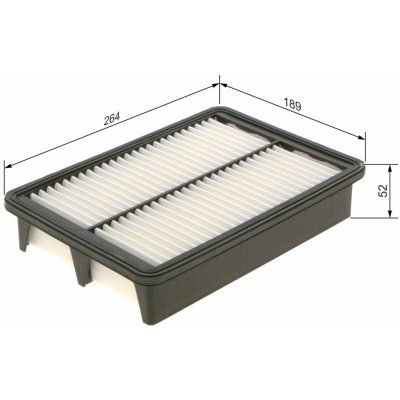 Vzduchový filtr BOSCH F 026 400 587 – Hledejceny.cz