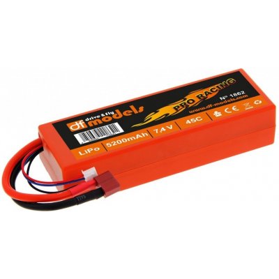 DF models LiPo Aku 7,4 V / 5200 / 45C Pro Racing T-dean – Sleviste.cz