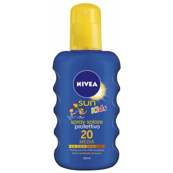 Nivea Sun Kids barevný spray na opalování SPF20 200 ml