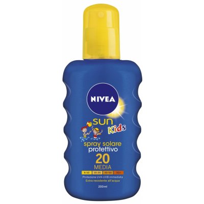 Nivea Sun Kids barevný spray na opalování SPF20 200 ml – Zbozi.Blesk.cz