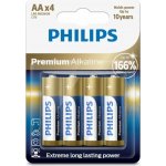Philips Premium Alkaline AAA 4ks LR03M4B/10 – Zboží Mobilmania