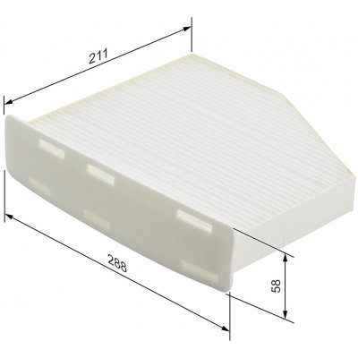 Filtr vzduchu v interiéru BOSCH 1 987 432 097 (1987432097) – Hledejceny.cz