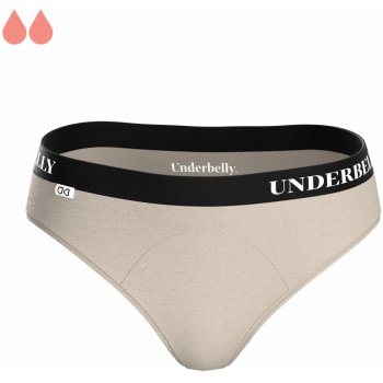 Underbelly menstruační kalhotky UNIVERS šampaň černá z mikromodalu Pro slabší dny menstruace