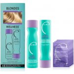 Malibu Blondes Enhancing Collection šampon 266 ml + kondicionér 266 ml + wellness sáčky 4 kusy dárková sada – Zboží Dáma