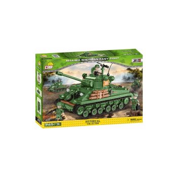 COBI 2533 World War II Tank M4A3E8 SHERMAN Easy Eight