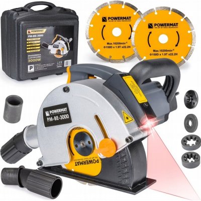 Powermat Drážkovací Fréza řezačka 3000W 150mm Laser PM-BE-3000 – HobbyKompas.cz