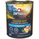 Ontario Puppy kuřecí pate s příchutí spiruliny 800 g – Hledejceny.cz